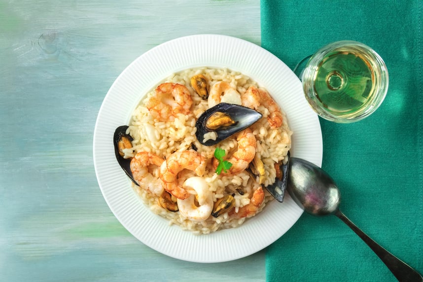 Jedem Risotto ... seinen Wein! Jedem Risotto ... seinen Wein!